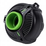 Jeffergarden Mini Pompa Ad Aria 4.5KPa Pompa di Gonfiaggio Elettrica per Materasso Gonfiabile Piscina Galleggiante Attrezzatura da Campeggio, con 6 Ugelli, Porta di Tipo C, Alimentazione 3A,