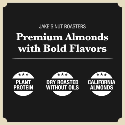 Image of Jake's Nut Roasters - Savory Almond Mixed Pack, 7 Oz Can (4-Pack)