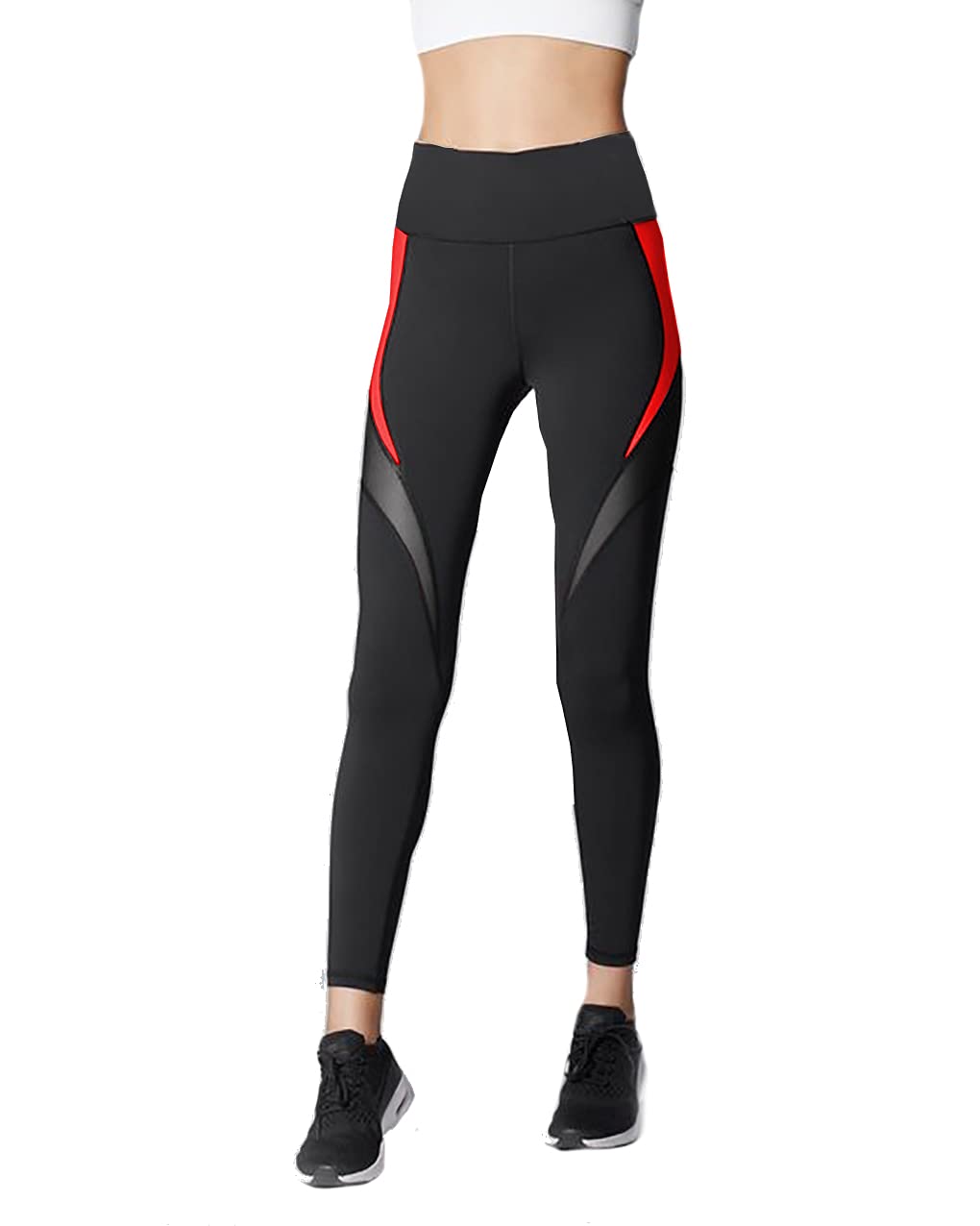 Neu Look Gym Wear Leggings Ankle Length Workout Tights | Stretchable Sports Leggings | Sports Fitness Yoga Track Pants For Women Nlt24-image-19