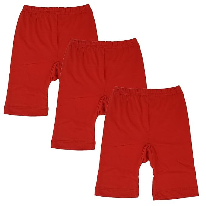 Image of MERIDA Cotton Cycling Shorts for Girl's Pack of 3