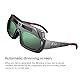 Selbstverdunkelnde Schweißbrille, Solar-Schweißerbrille, Verstellbare Komfort-Schweißschutzbrille für Argon-Lichtbogenschweißen, Schweißerbrille zum Schweißschutz, Blendfrei