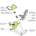 Lanyun Exercise Bikes Stationary Foldable, Indoor Cycling Folding Magnetic Erection Bike Stationary Bike with Tablet Stand with Digital Display Shows Your Your Distance, Speed, Time and Heart Rate