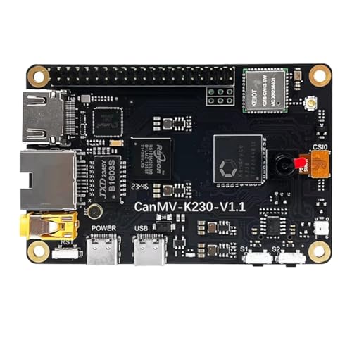 Heilanole CPU RISC-V de Doble Núcleo Integrado CanMV-K230, Placa de Desarrollo de Inteligencia Artificial, DPU Incorporada, Entrada de Video HD, Pantalla LCD, Compatible con Linux