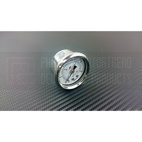 P2M 1/8 NPT Liquid Filled Fuel Pressure Gauge P2-FPGUNIV-GD Cover