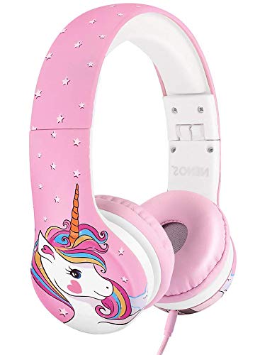 Nenos Kids Headphones Children’s Headphones for Kids Toddler Headphones Limited Volume Unicorn Unicorn