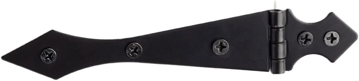 Furniture Cupboard Door Hinge 270 Degree Folding Black Iron Hinge for The Cabinet Door Hardware Accessories(Black 134mm 2pcs)