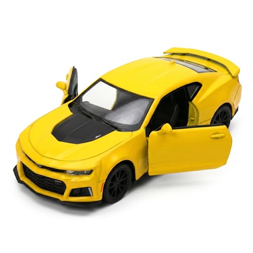 Image of Wizplex Kinsmart Chevrolet Camaro ZL1 1:36 Scale Officially Licensed Die-Cast Metal Car Model - Pull-Back Action Openable Doors Collectible Toy for Kids & Collectors