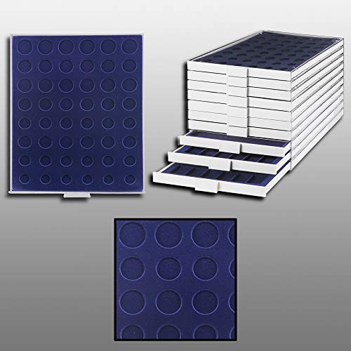 Prophila Box per Monete, Grigio, 48 Scomparti per