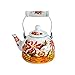 IVQAPP Kettle Enamel Kettle 1.5L/2L/2.5L for Induction Cooker Gas Stoves Large White Maple Leaf Cool Water Pot Water Teapot Thermos for Hob Or Stove Top Cooker Gas Stoves (Size : 2L)