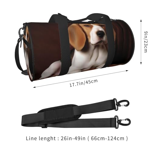 Travel Bag For Women,Ovely Pet Dog Beagle Print Personal Item Duffle Bags,Weekend Travel Duffel Tote Bag,Travel Sport Gym Bag For Men,Airplane Travel Essentials For Flying4