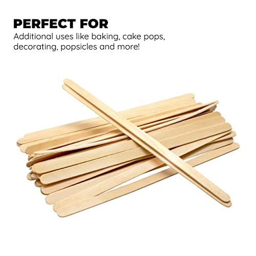 Fill 'N Brew Wood Coffee, Tea & Beverage Stirrers (5.5" Length, 500 Count): 1 Box / 500 Stir Sticks #TOP3