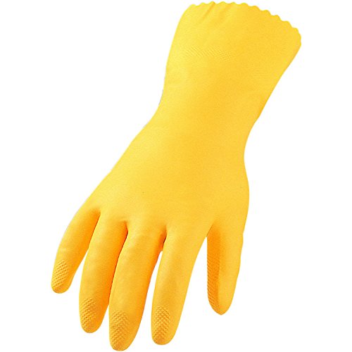 Preisvergleich Produktbild ASATEX Haushalts-Handschuh, Latex HSE, gelb, Gr. 10 (12 Paar)