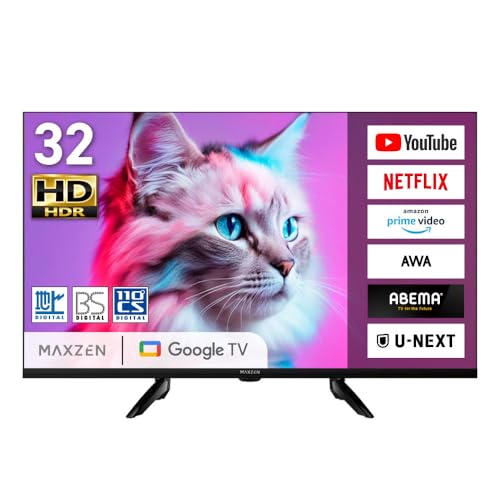 Amazon | MAXZEN テレビ 32型 Googleテレビ 32インチ グーグルテレビ