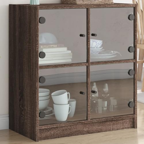 Librerias de Madera con Puertas de Cristal Marca WSJHUHK