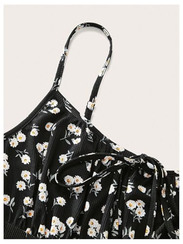 Verdusa Women's Plus Size Floral Summer Dresses Boho Short Sundress Holiday Cami Flowy Dress3