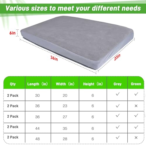 Lotuflor Dog Bed Covers Replacement Washable 100% Waterproof Soft Dog Bed Sheet 2 Pack 36 Inch X 23 Inch S thumb #5