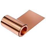 1Pcs 99.9% Copper Foil Shielding Sheet Pure Coppers Cu Metal Sheet Foil Plate Coppers Sheet Thickness 0.05-0.5mm Length1000mm (0.15x100x1000mm)