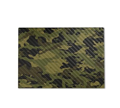 Image of Carbon Fiber Gaming Skin Compatible with HP Envy x360 16 inch (2023) - Green Camouflage - Premium 3M Vinyl Protective Wrap Decal Cover - Easy to Apply | Crafted in The USA by MightySkins