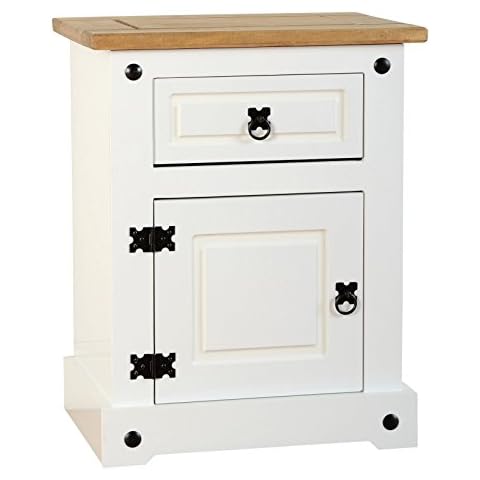 Seconique Corona 1 Drawer Bedside Cabinet Cover