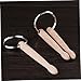 NIYANGLE 2Pcs Delicate Drum Stick Design Keychains Creative Key Rings for Bags Keys Phones Lightweight Key Holders Unique Choice for All