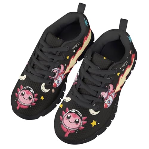 Toddler Boys Girls Sneakers Casual House Shoes Stylish Soft Lightweight Elastic Rubber Sole Anti-Skid Shoes for Travel US Little Kid 11-13 Big Kid 1-5 Black Sole