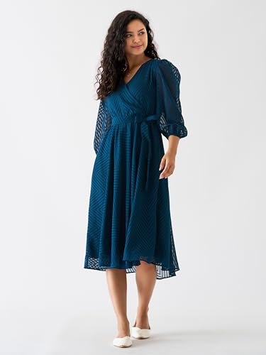 Image of AASK Women Fancy Plain & Solid Designer Dress for Women