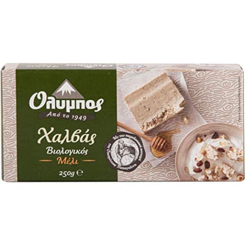 Greek Halva Organic With Honey 250G (8.8 Oz) #TOP1