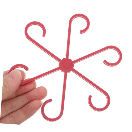 Image of BESPORTBLE Plant Support Stakes for Indoor Plants, 12Pcs Plastic Climbing Houseplant Stem Supports Reusable Plant Climbers Stem Holders Growth Accessories for Plant