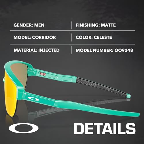 Oakley OO9248 CORRIDOR MATTE Frame – Non-Polarized Rectangle Sunglasses with Official Eyewear Kit Bundle2