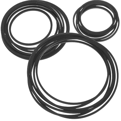 60pcs Tape Recorder Belts Cassette Tape Player Belts Cassette Recorder Drive Belts Recorder Belts Music Cassette Player Belts Replacement Cassette Belts 1mm Recorder Reward Belts