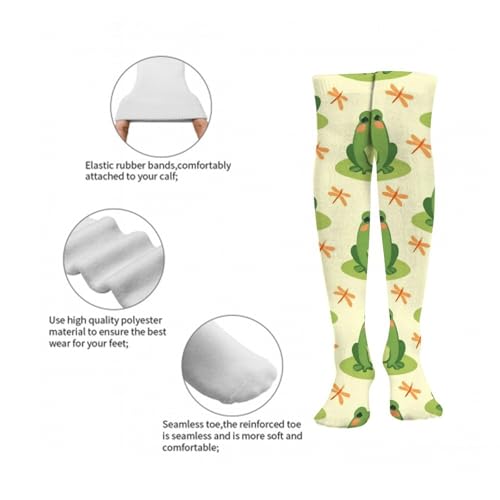 Knee High Stockings Fashion Dress Decor Socks Soft Compression Socks2