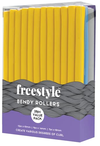Freestyle Bendy Rollers, 28 Pieces Value Pack