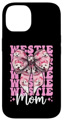 Westie Mom �E�G�X�g�n�C�����h�e���A �� ��̓� �R�P�b�g �X�}�z�P�[�X iPhone 14 �p