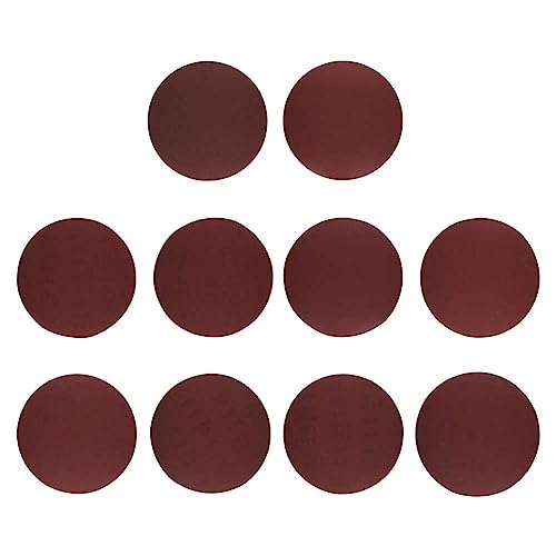 Jutagoss 30pcs 10 inch 250mm 120#/180#/240#/320#/400#/600#/800#/1000#/1500#/2000# Sanding Discs Self Stick Adhesive Back Aluminum Oxide Sandpaper