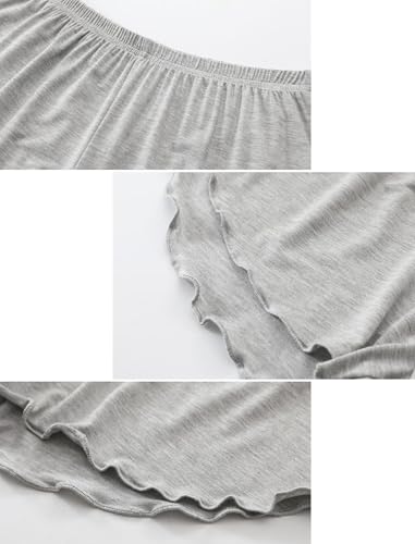 Kurze Schlafhose Damen Baumwolle Schlafshorts Schlafanzughosen für Damen Sommer Kurzer Pyjamahose – Bild 6