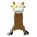 Zanies Farm Folks Dog Toy Soft Corduroy Squeak Toys - Cow Rabbit Sheep Or All 3 Toys(Cow)