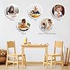 Amazon.com: OOOK Solid Wooden Toddler Table and Chair Set, Stable and ...
