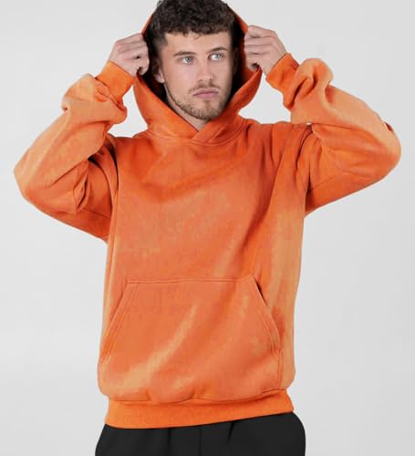 Hoodies for Men Oversized Mens Hoodies Long Sleeve Pullover Sweatshirts With Pockets Fall Winter Streetwear3