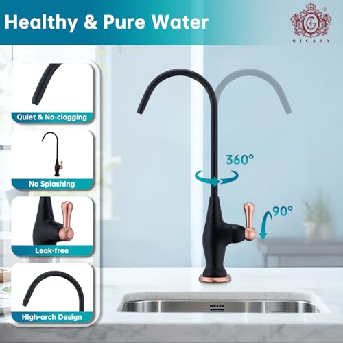 Image of Sink Drinking Water Faucet,Stainless Steel Sink Water Filter System, Suitable for Most Reverse Osmosis or Water Filtration Systems, Reverse Osmosis Faucet for Kitchen Bar