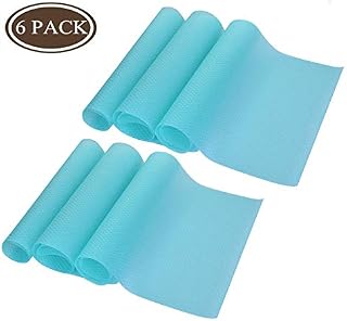 Refrigerator Pad 6 PCS Shelf Liners Can Be Cut Refrigerator Mats Pad Multifunctional