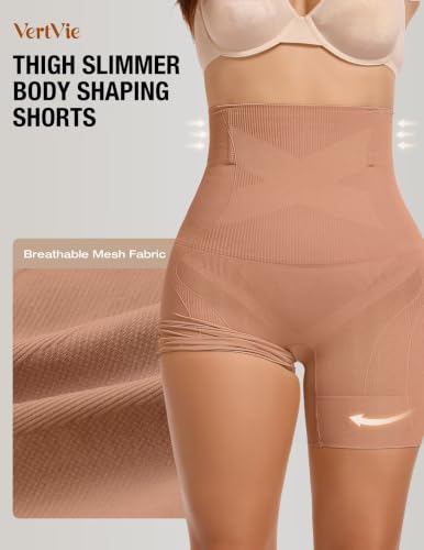 Image of Vertvie Tummy Control Shapewear Shorts High Waisted Butt Lift
