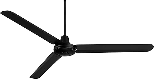 Miniatura 6 de Casa Vieja Turbina DC Industrial Rustic Farmhouse Ventilador de techo de 3 aspas para interiores y exteriores de 60 pulgadas con control remoto,