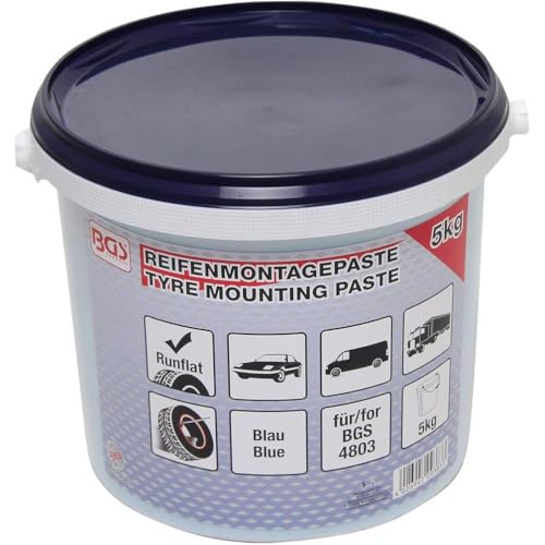 Graisse Crème de Montage Pneus Run-Flat - 5 kg - Bleue, Haute Performance - Montage Facile et Protection Optimale - D-Work