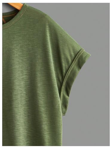 Image of SOLY HUX Women Open Back Tops Workout Backless Tee Casual Athletic Shirts Short Sleeve Oversized Gym T Shirt