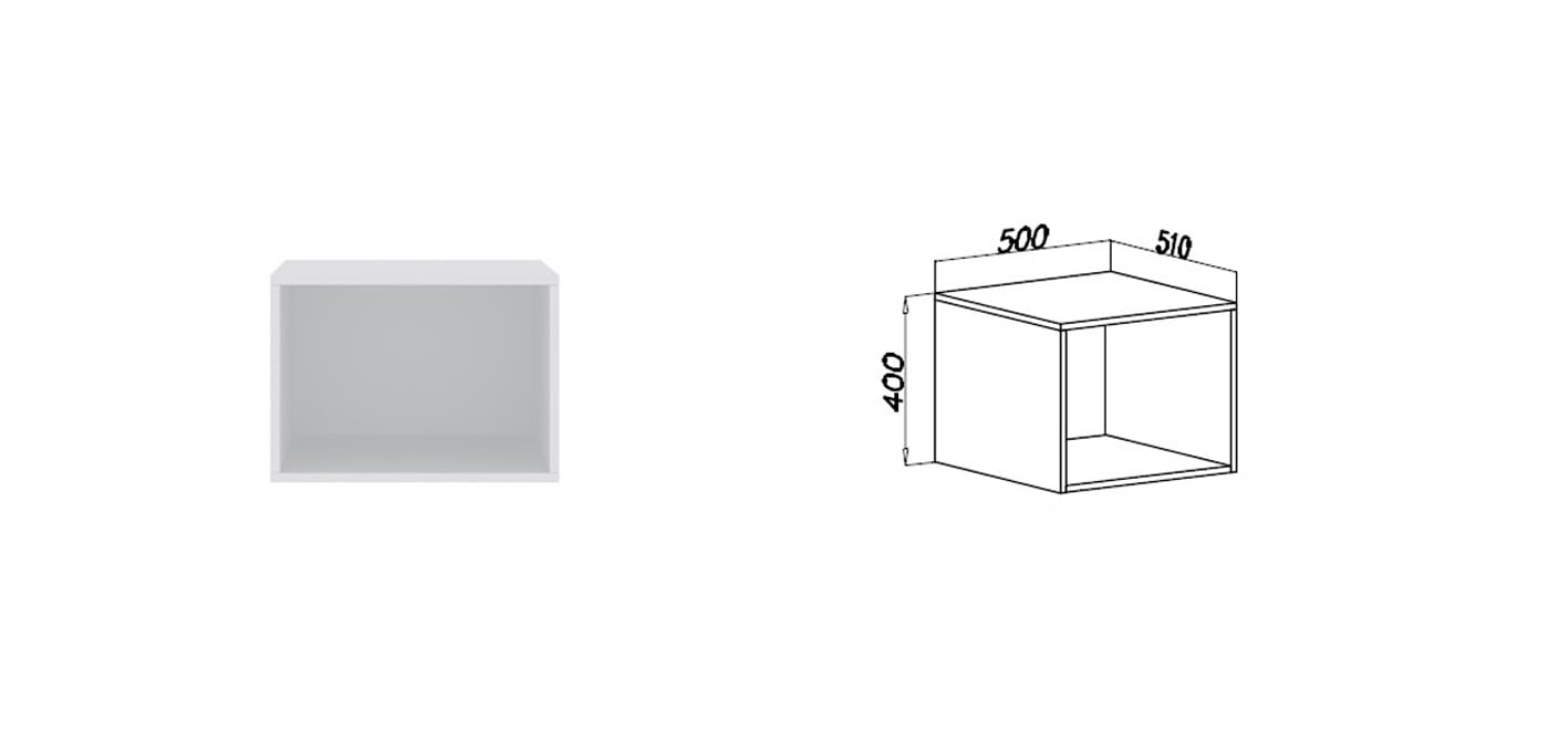 Marmex Garderobenschrank-Set TRES N/NB, begehbarer, offener Kleiderschrank mit Kleiderstangen, Einlegeböden für Kleidung, Schuhe, ohne Türen für Schlafzimmer, Ankleidezimmer 150x246x51 (weiß)