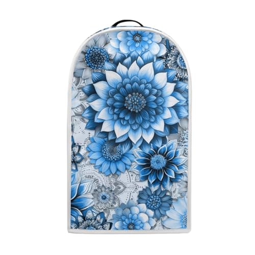 Funda para licuadora con estampado mandala azul miniatura 1