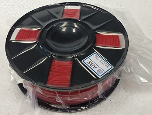 Filamento ABS premium 1,75mm 1,75mm Vermelho 1kg para impressoras 3D + Adesivo Líquido
