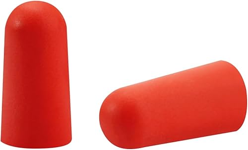 Tapones para los oídos cómodos para todo el día para Milwaukee 48-73-3005, par de tapones desechables con reducción de ruido rojo, 32 DB, 110