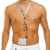 2 Pack PD Catheter Necklace & Lanyard, Peritoneal Dialysis Transfer Set Holder for Shower, Snap-in Tube Port...