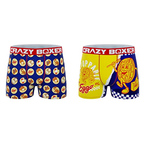CRAZYBOXER Kellogg's Eggo Men's Boxer Briefs (Pack 2)2